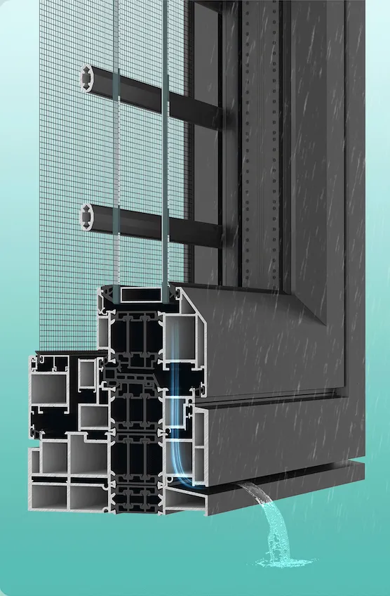 High-Performance 126 Series Outward-Opening Window