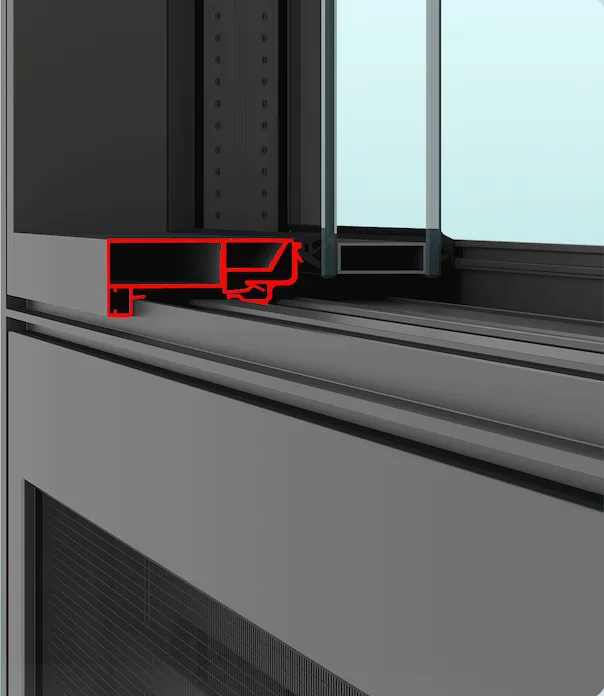 High-Performance 126 Series Outward-Opening Window