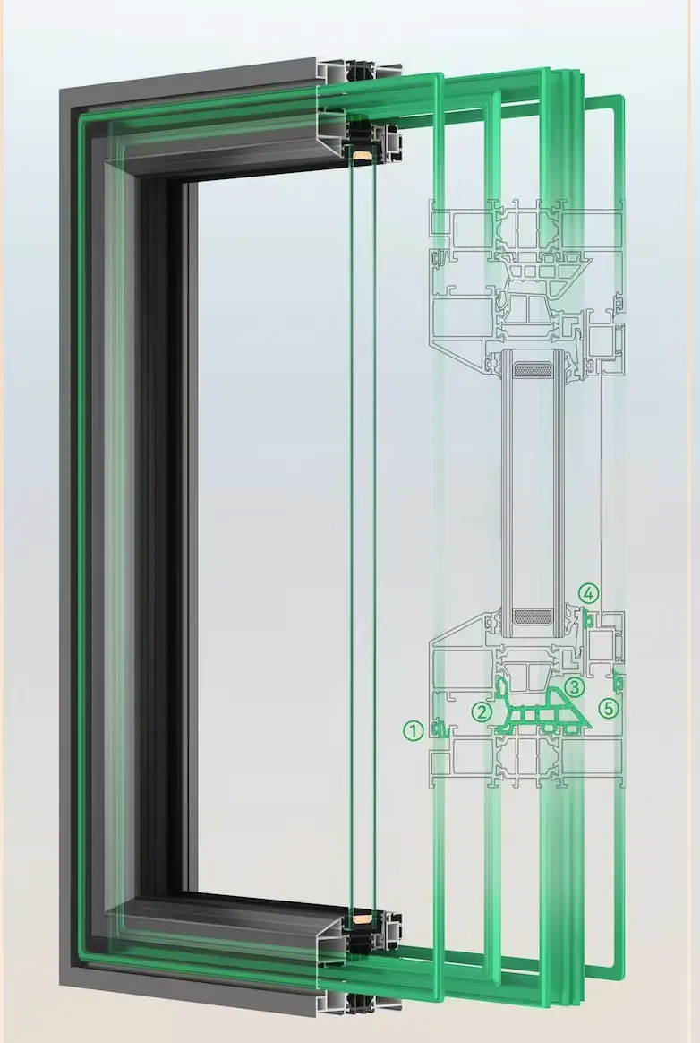 96 Crabapple Series Casement Window