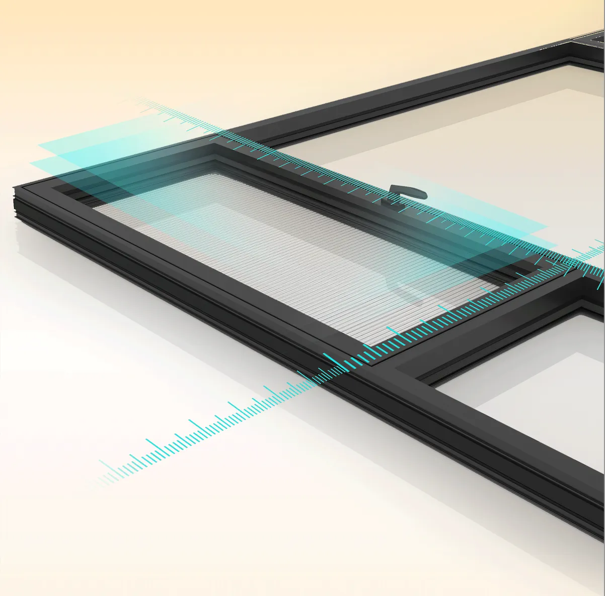 Liusu 100 Series Inward-Opening Casement Window
