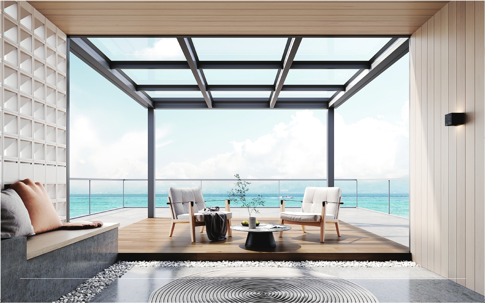 Fuguang Curtain Wall Mortise and Tenon Sunroom